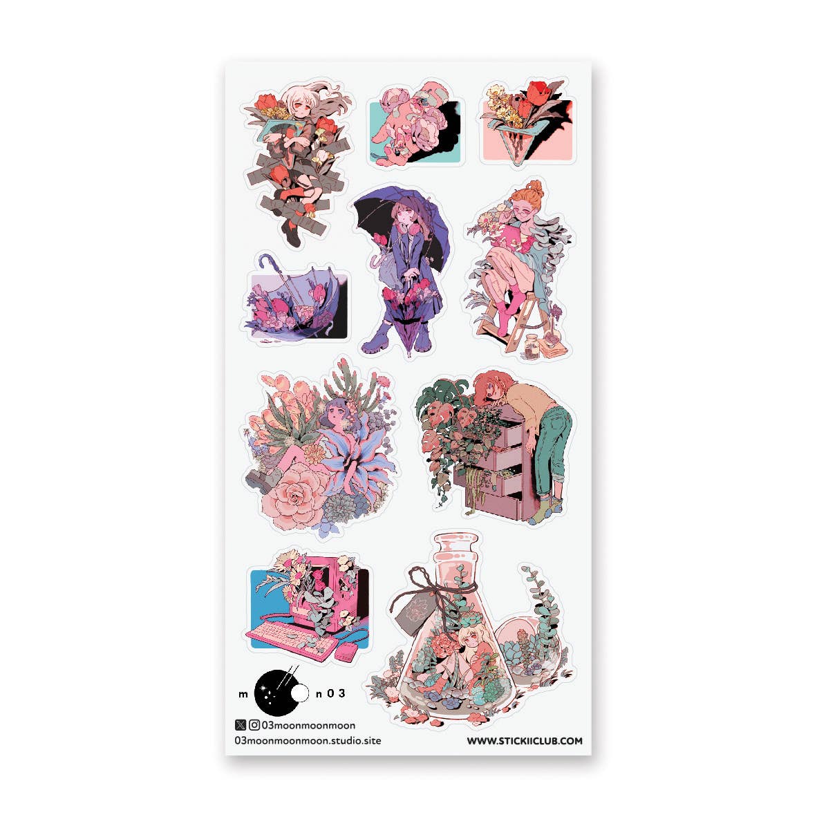 Flower-Filled Days Sticker Sheet