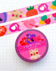 Valentine's Day Pink Washi Tape