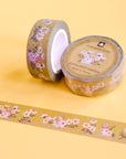 Jackalope's Garden (Mustard Green) washi tape