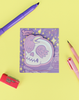 Pastel Skull & Raven Sticky Note Pad