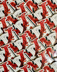 Book Wyrm Vinyl Sticker