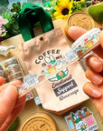 Lil' Coffee Misfits - Diecut Washi Tape