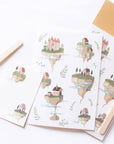 Rub on stickers - Floating Houses