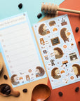 Hedgehog Cafe Sticker Sheet