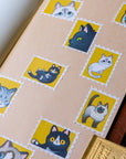 Candid Cats Stamp Washi Tape