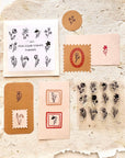 Flowers Mini Clear Stamp Set