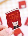 Punny Cat Book Sticker Set