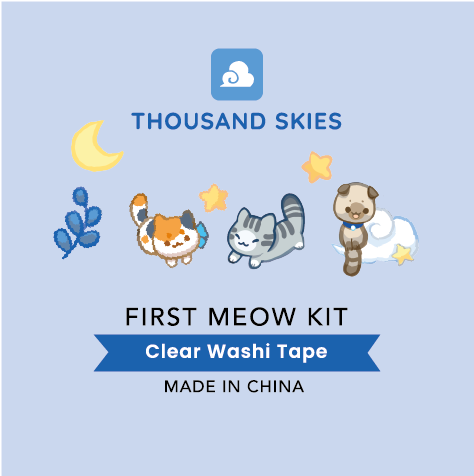 First Meow Kit - Kittens PET tape