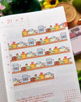 Lil' Coffee Misfits - Diecut Washi Tape