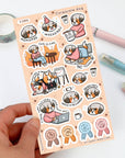 Corporate Dog Sticker Sheet