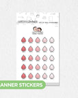 Period Tracker Planner Sticker Sheet