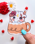 Mug Friends Vinyl Stickers - Leo