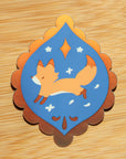 Foxy Pendant Holographic Vinyl Sticker