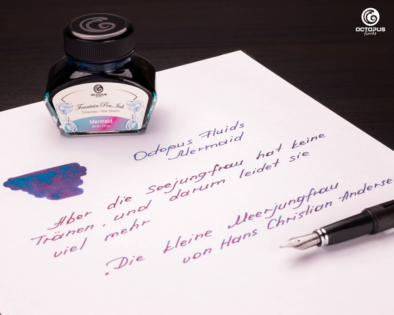 Sheen Mermaid Petrol Fountain Pen Ink