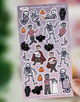 Haunted Manor Creatures Sticker Sheet