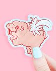 Tears of a Hippo Vinyl Sticker