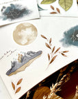 Aim for the Moon Rub-On Sticker Sheet