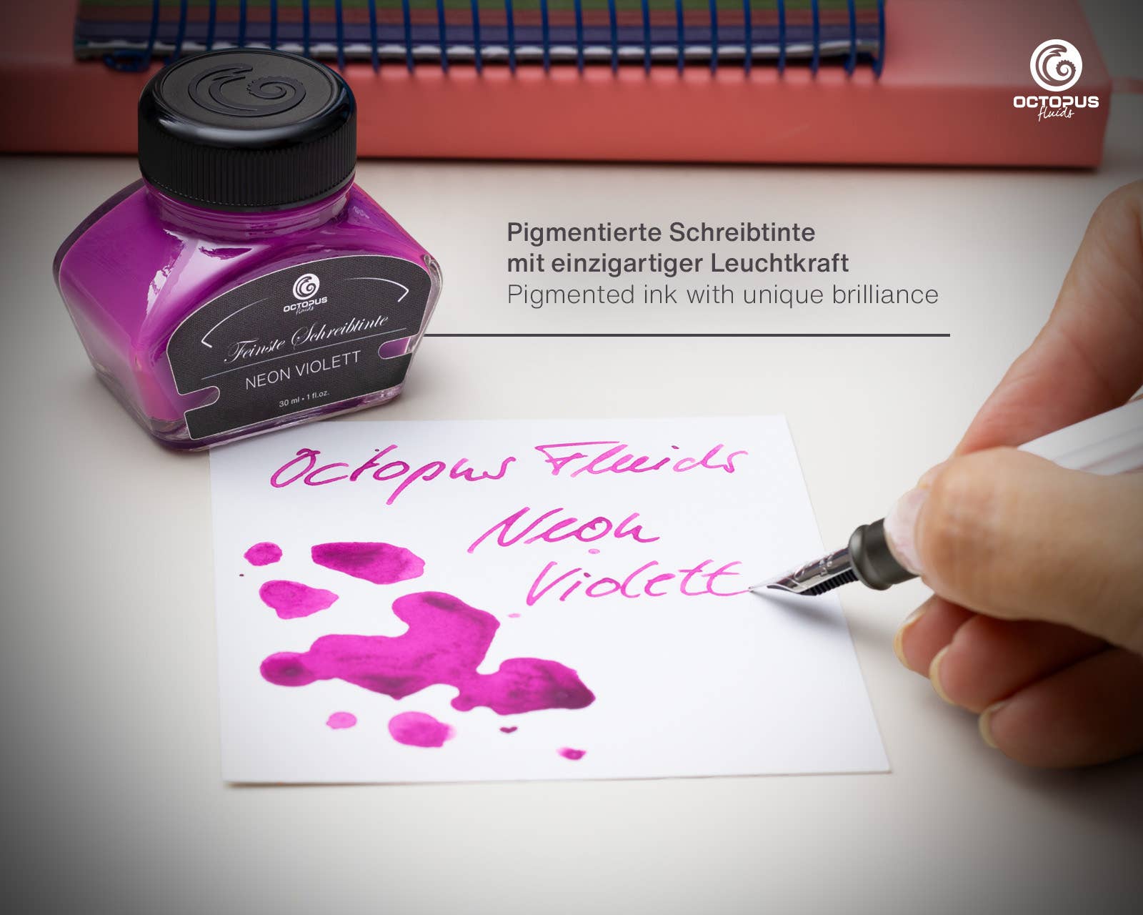 Neon Violet Highlighter Fountain Pen Ink