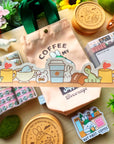 Lil' Coffee Misfits - Diecut Washi Tape
