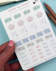 Paws and Paydays Budgeting Sticker Sheet