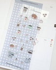 Coffeeholic Washi Sticker Sheet