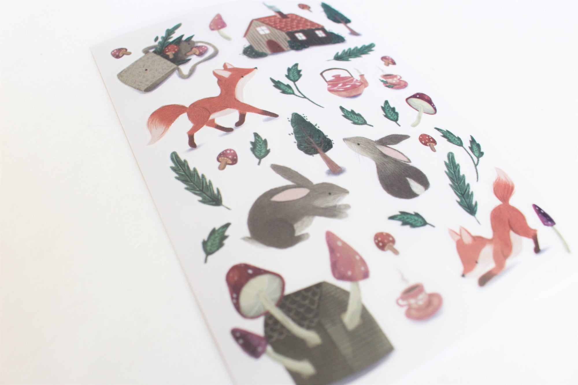 Woodland Rub-On Sticker Sheet
