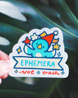 Ephemera Vinyl Sticker