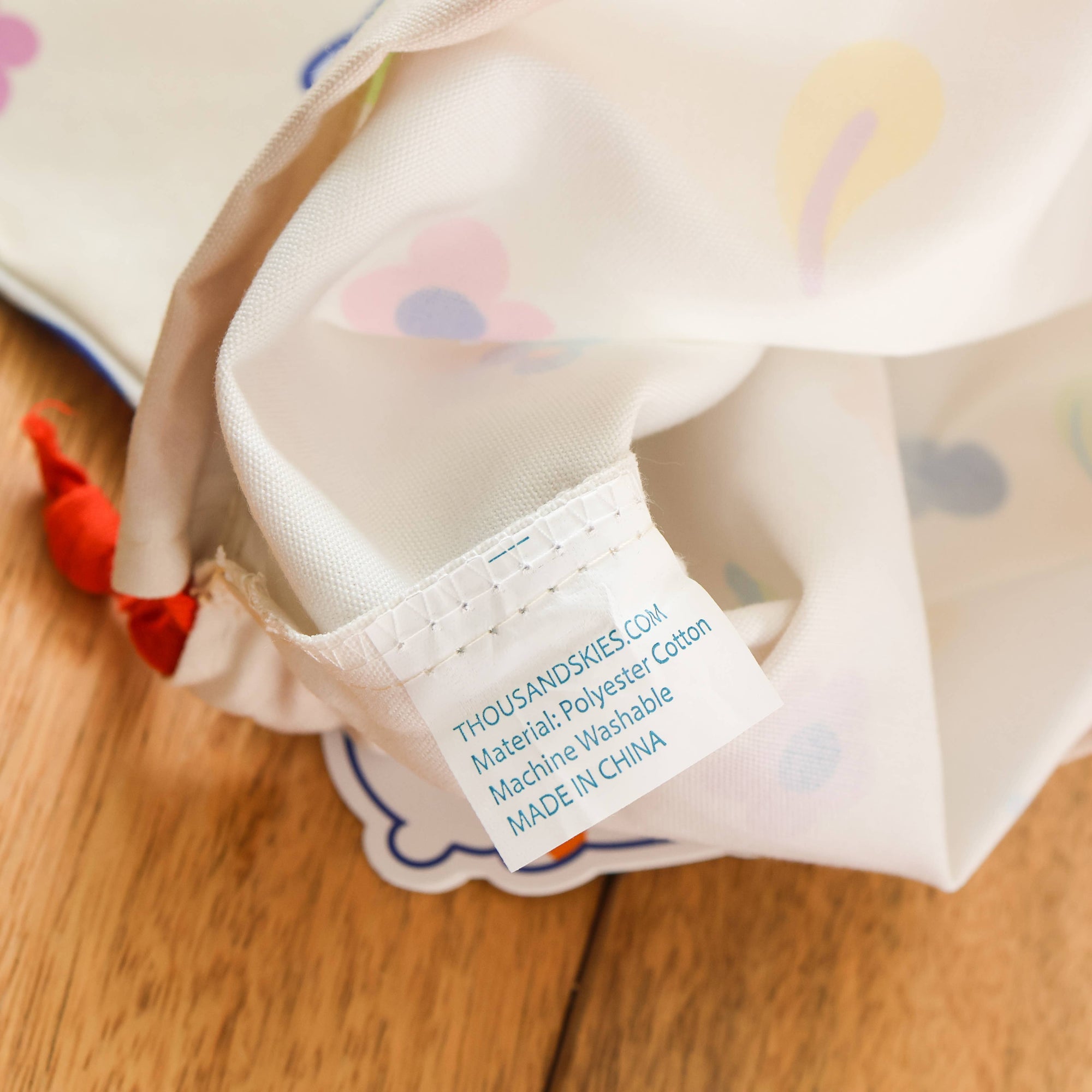 Drawstring Pouch Bag - Floral Calico