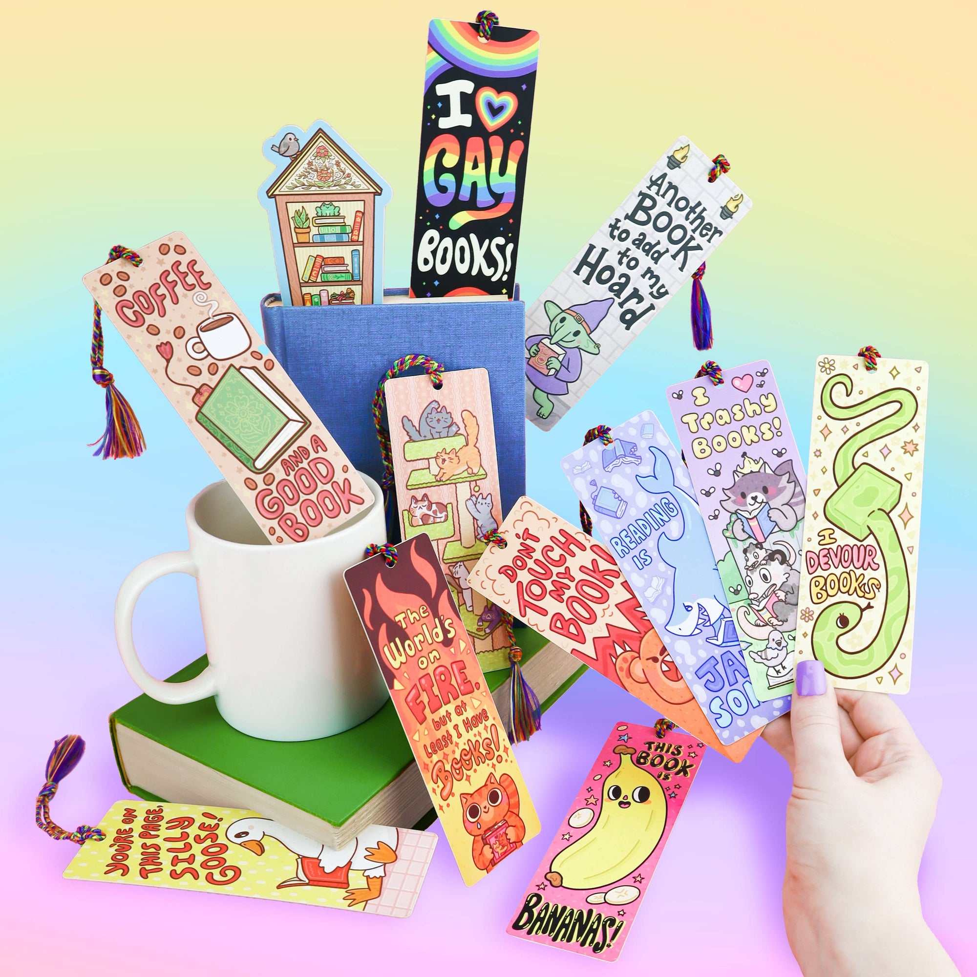 I Love Trashy Books Bookmark