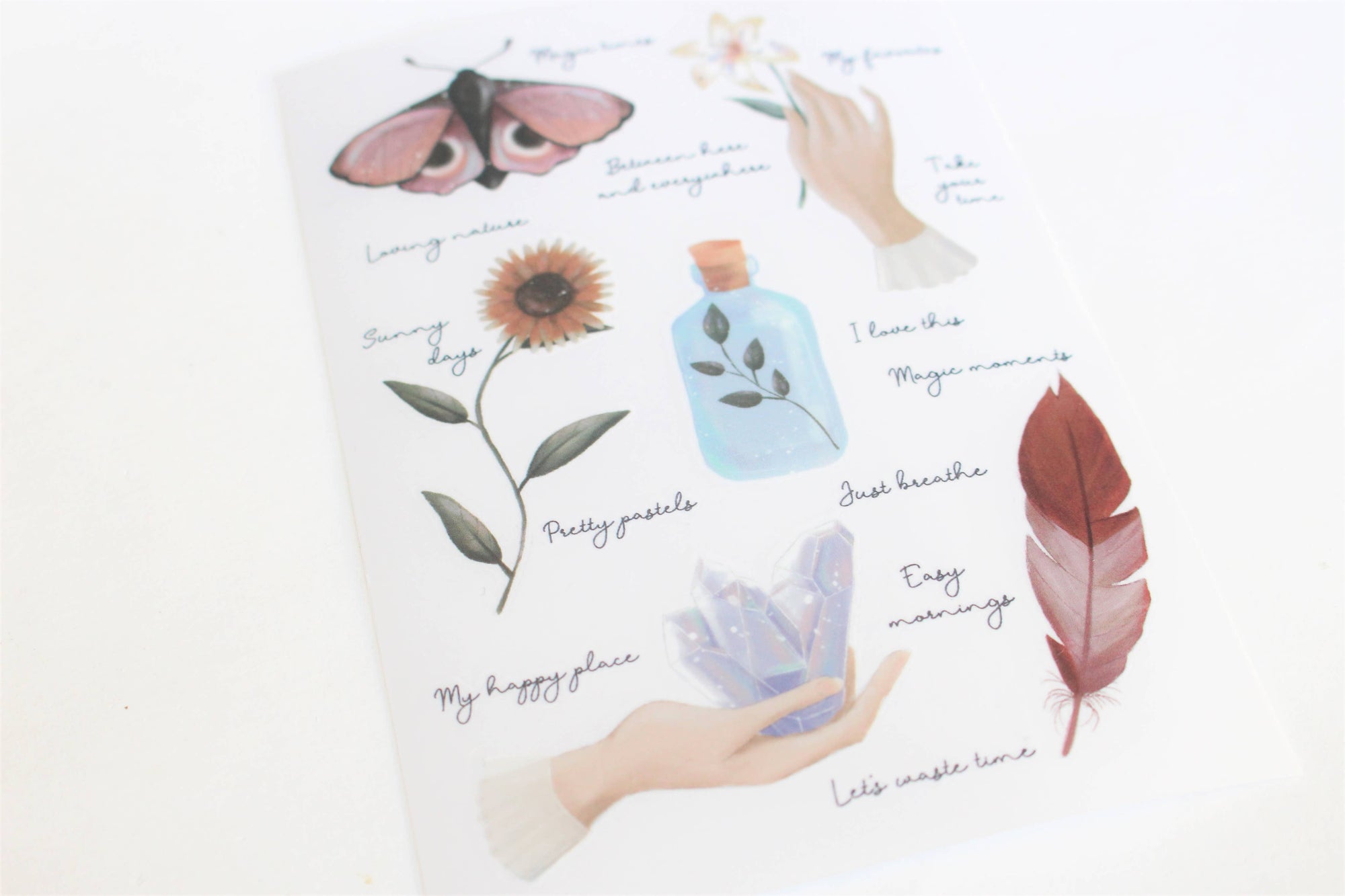 My Favorites Rub-On Sticker Sheet