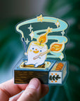Transparent Marshmallow Candle Vinyl Sticker