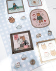 Lucy’s Cafe PET Sticker Sheet