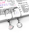 Speech Bubble Charm - Wide Paperclip