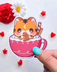 Mug Friends Vinyl Stickers - Leo