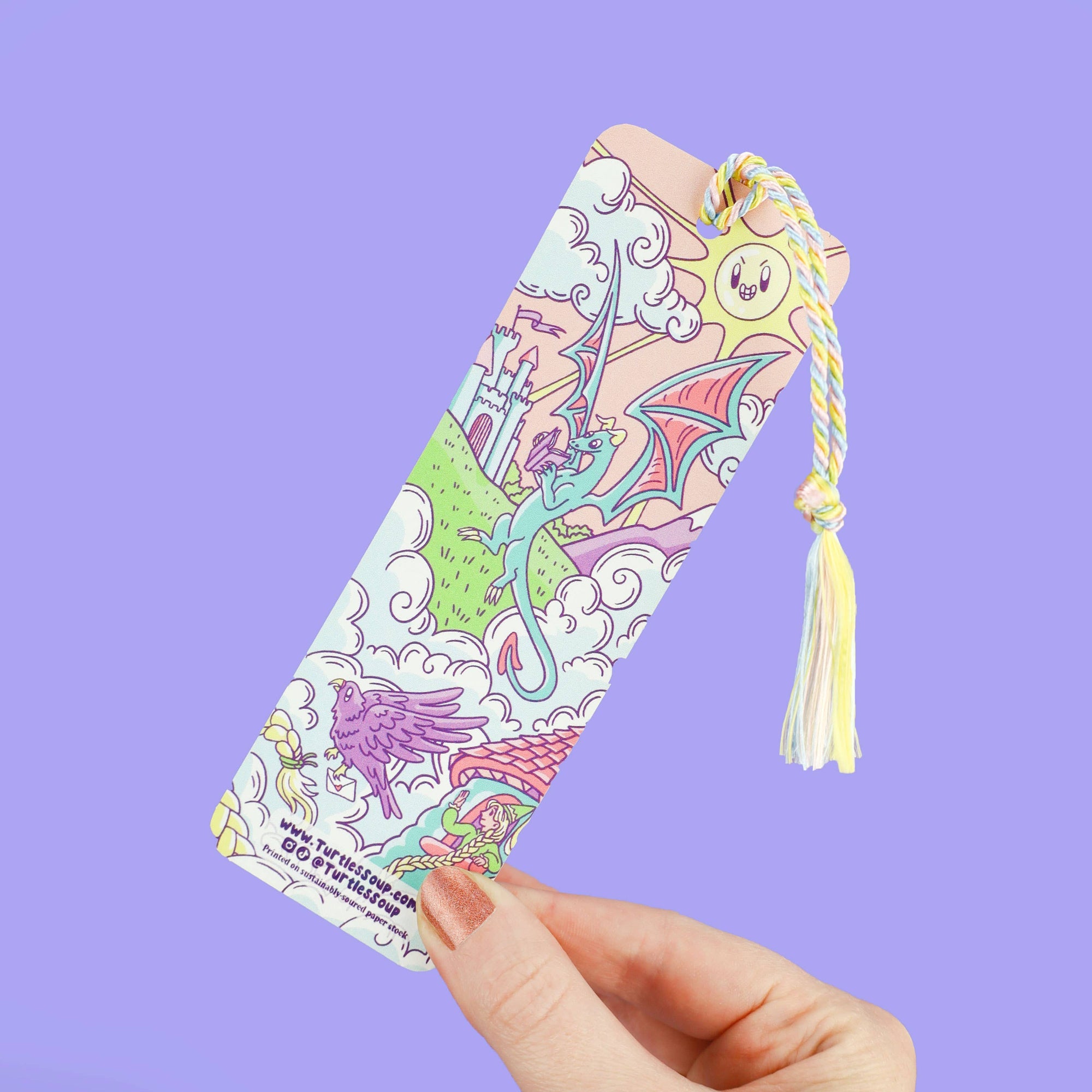 Dreamy Dragon Bookmark with Tassel