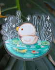 Transparent Ponder Pond Vinyl Sticker