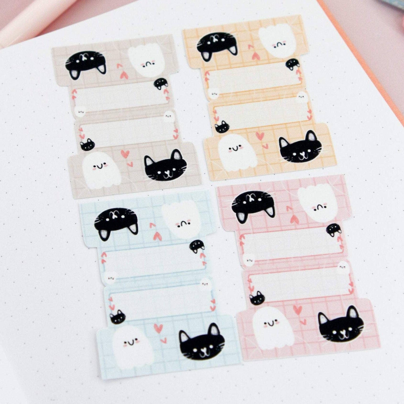 Decorative Adhesive Tabs – Cute Planner Tabs