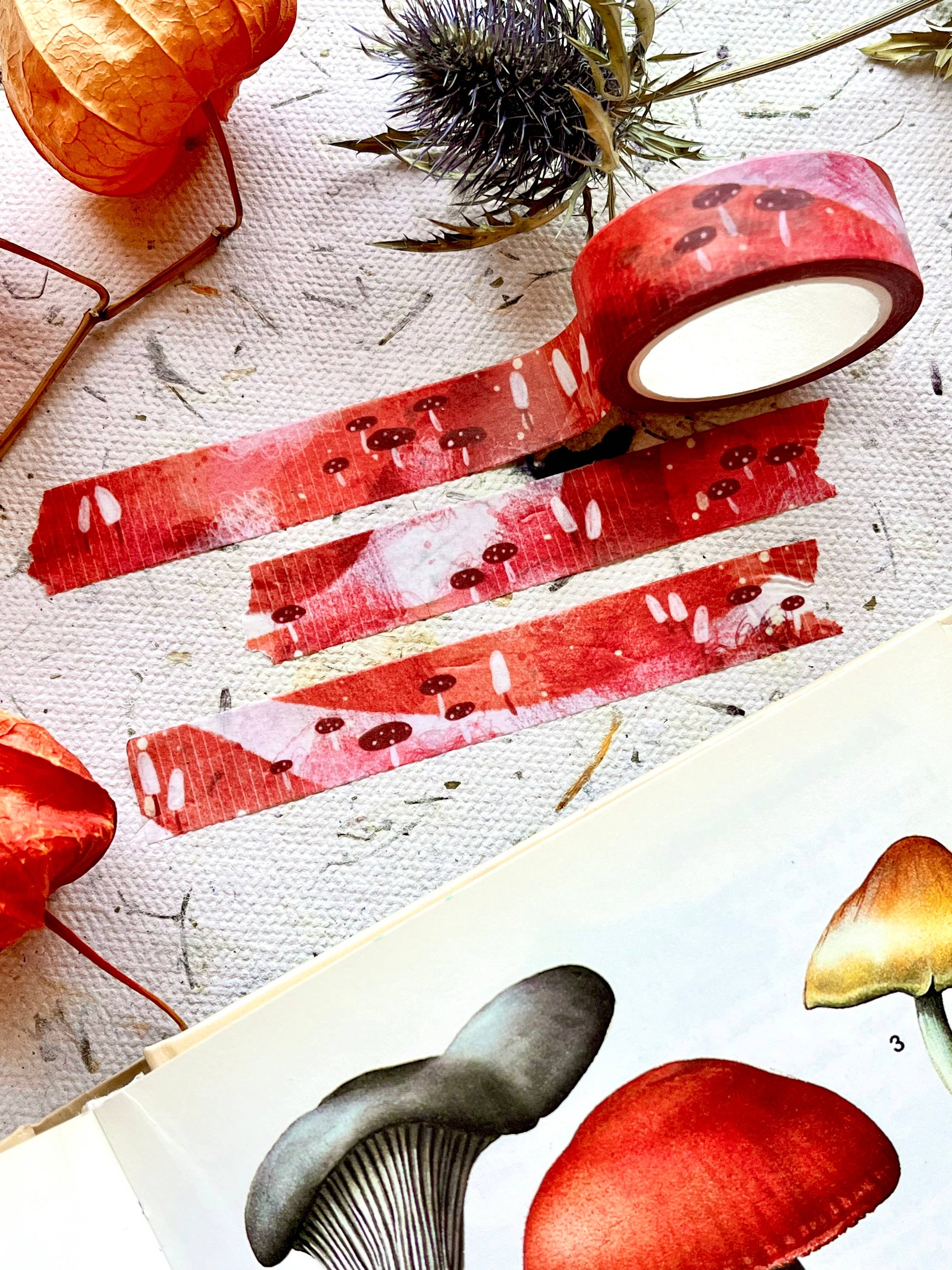 Toadstool Forest Decorative Washi Tape