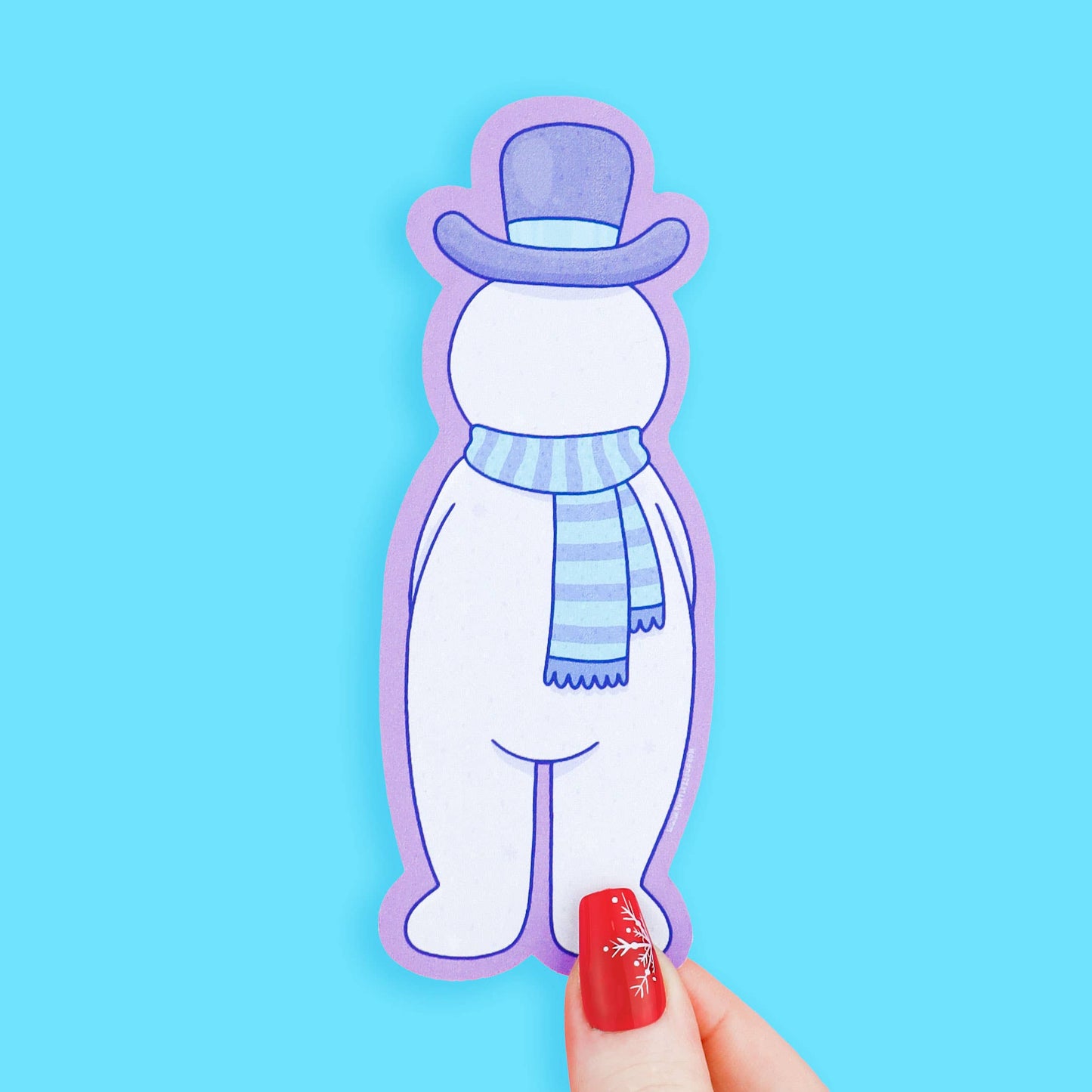 Snowman Reader Gift Bookmark