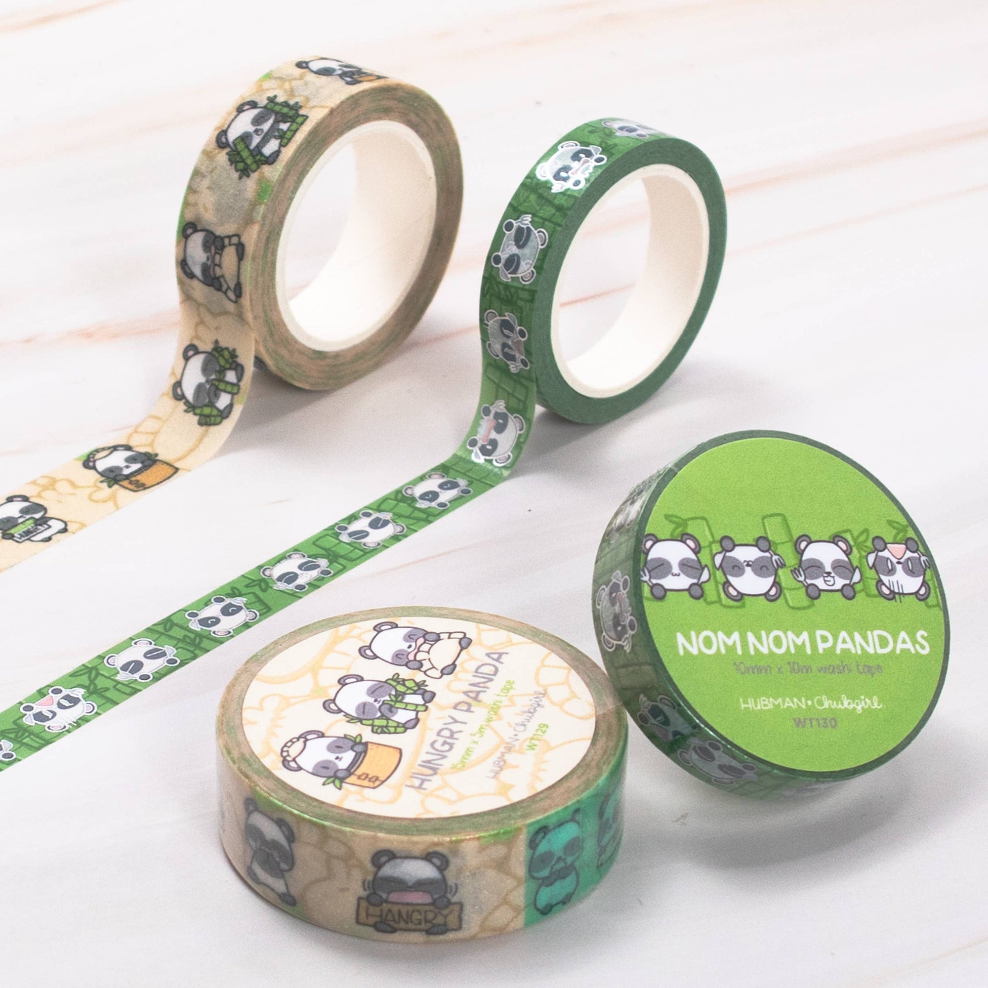 Nom Nom Pandas Washi Tape Set
