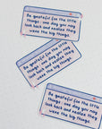 Grateful for the Little Things Vinyl Sticker