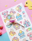 Adorable Amusement Park Sticker Sheet