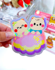 Cotton Candy Bears Vinyl Sticker