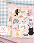 Breakfast Love Story Sticker Sheet