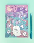 Spooky Ghost Graveyard A5 Notebook