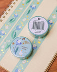 Flower Duck Foil Washi Tape