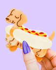 Hot Dog Hair Claw