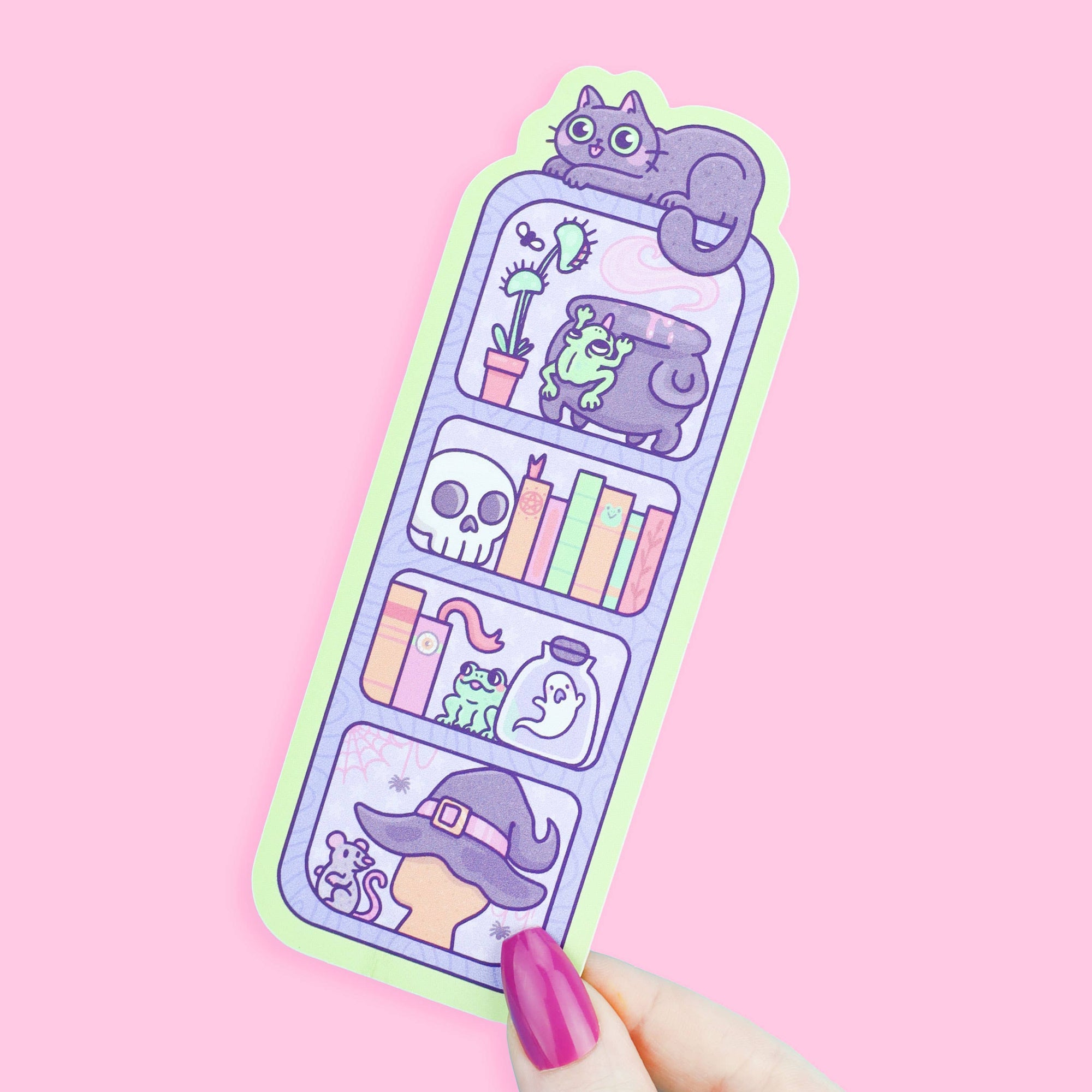 Witchy Bookshelf Bookmark