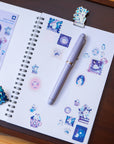 Rabbit and Shooting Stars Washi Sticker Sheet