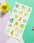 Bunnerflies Sticker Sheet